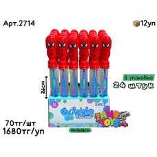 Мыльные палочки Человек Паук из 24шт 2714