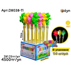 Мыльные палочки Единорожка 45cm свет. из 16шт D8038-11