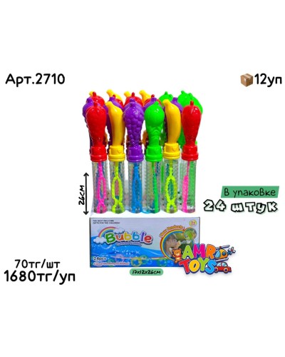 Мыльные палочки Фрукты из 24шт 2710