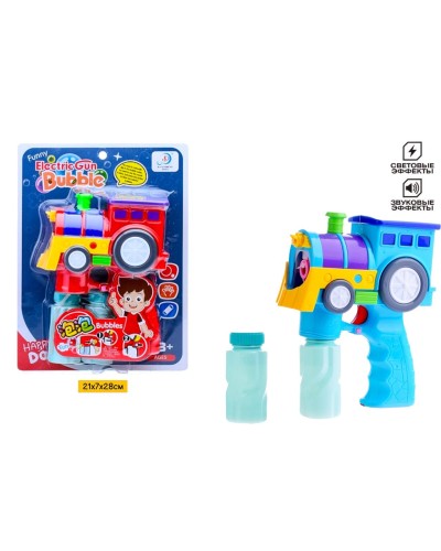 Мыльный пистолет Паровозик 2цв 6260