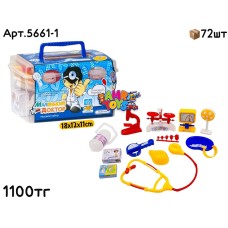 Набор МАЛЕНЬКИЙ ДОКТОР в чемоданчике синий 5661-1