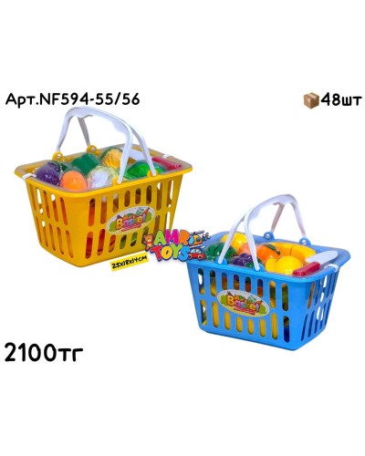 Набор режущих Фруктов и Овощей в Корзинке 2вида NF594-54/55