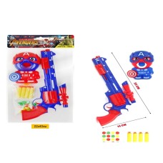 Оружие н-р бластера Кап.Америка револьвер с мишенью 9311-205A