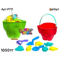 Песочный набор Ведро слоник 10дет. P711