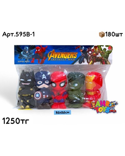 Пищалки Avengers из 5шт 595B-1