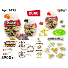 Питомцы ZURU SMASHERS DINO ISLAND Яйца 3цв 7495