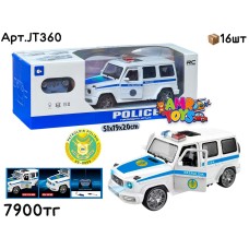 Р/У Маш. G63 PATRULDIK POLISIA 1:12 JT360