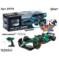 Р/у Маш. McLaren MCL38 FORMULA 1 зеленый 1:14 39114