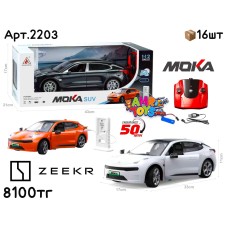 Р/у Маш. MOKA ZEEKR 001 1:12 3цв 2203