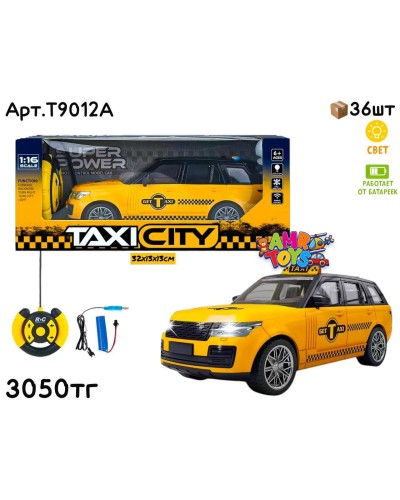 Р/У маш. TAXI CITY RANGE ROVER 1:16 T9012A