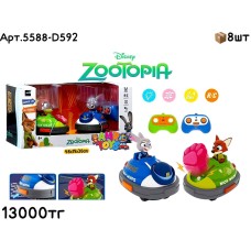 Р/у машинки с краш эффектами ZOOTOPIA В5588-D592