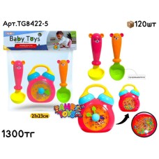 Развивающие Погремушки Часики с ложками TG8422-5