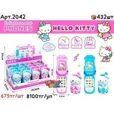 Развивающий Телефончик HELLO KITTY из 12шт 2042