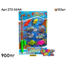 Рыбалка игра 1 удочка 9 рыбок 272-504А