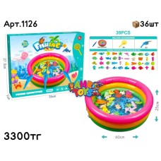 Рыбалка с бассейном 3 удочками 39pcs 1126
