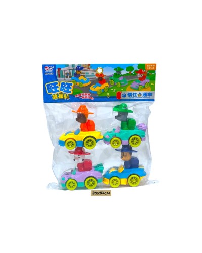 Щенячий Патруль Машинки из 4шт в пакете 8336