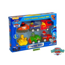 Щенячий Патруль на машинках из 6шт G6