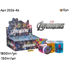 Слайм Лизун AVENGERS Баночки из 12шт 2026-46