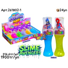 Слайм Лизун Avengers игрушка из 6шт 261802-1