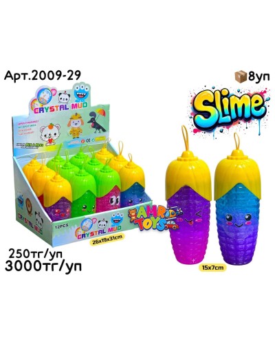 Слайм Лизун Кукуруза из 12шт 2009-29