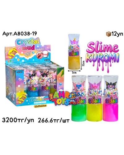 Слайм Лизун KUROMI из 12шт A8038-19