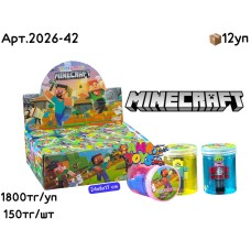 Слайм Лизун MINECRAFT Баночки из 12шт 2026-42