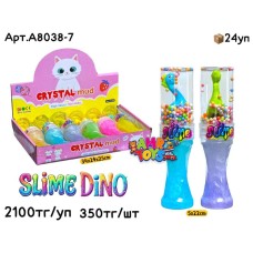 Слайм Лизун с Динозавриком из 6шт A8038-7