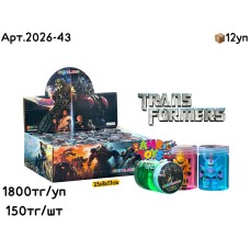 Слайм Лизун TRANSFORMERS  Баночки из 12шт 2026-43