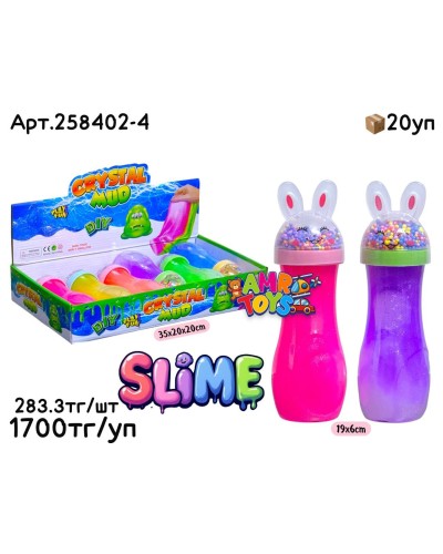 Слайм Лизун Зайчик Крышка из 6шт 258402-4