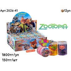 Слайм Лизун ZOOTOPIA Баночки из 12шт 2026-41