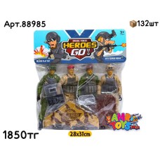 Солдаты н-р Heroes Go из 4шт 88985