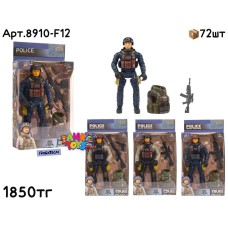 Солдаты SWAT POLICE 4 вида 8910-F12