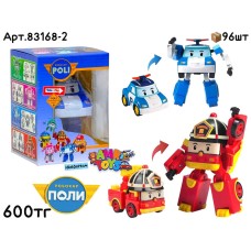 Трансформеры ROBOCAR POLI 2 вида 83168-2