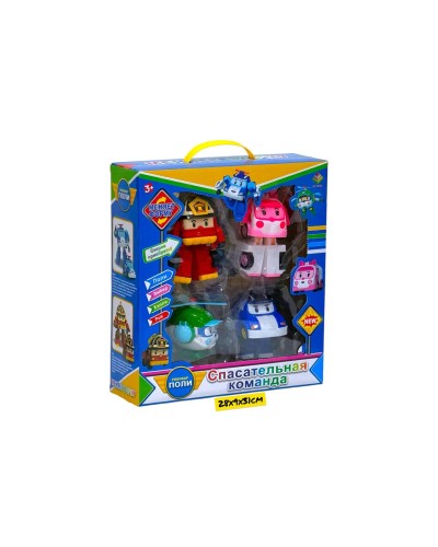 Трансформеры Робокар Поли из 4шт DT-335A