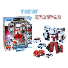 Трансформеры ТОБОТ КВАТРАН белый 518A