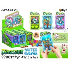 Водяной тетрис свет. DINOSAUR из 24шт 638-A1
