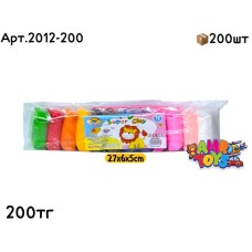 Воздушный Пластилин SUPER CLAY 12 цветов 6601-12(2012-200)
