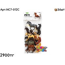 Животные Лошади н-р AGILE ANIMAL из 12шт NC7-012C