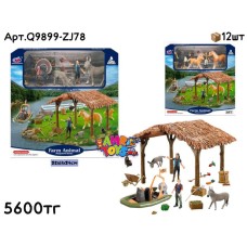 Животные MODEL SERIES Домаш. Ферма с катером 2 вида Q9899-ZJ78