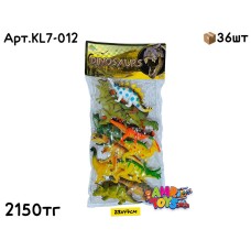 Животные н-р Динозавры DINOSAURS из 12шт KL7-012