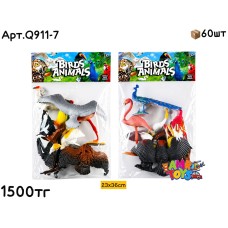 Животные Птицы н-р BIRDS ANIMALS из 7шт Q911-7